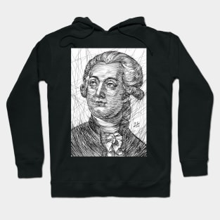 ANTOINE LAVOISIER ink portrait Hoodie